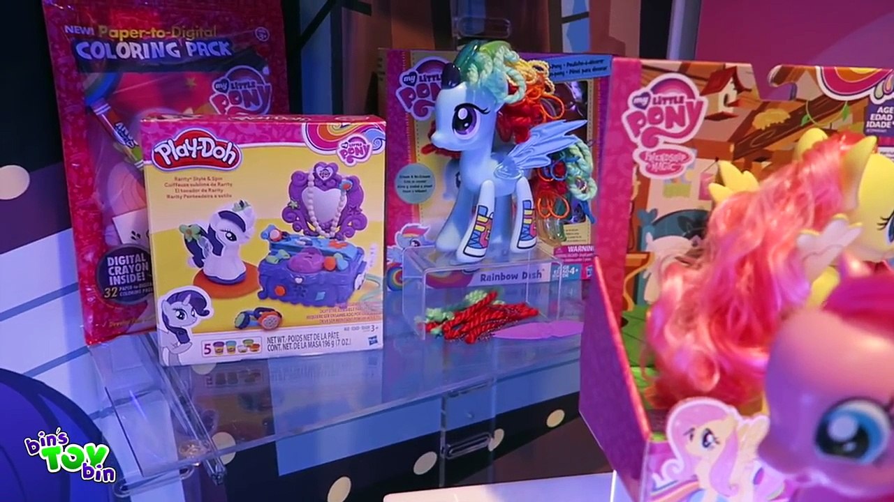 My Little Pony Hasbro Toy Fair 2016 Visit - Guardians of Harmony, Flurry Heart & More! | BinsToyBin