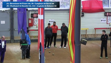 Quarts de finale, quatrième étape du Super 16, Sport Boules, Cluses 2016