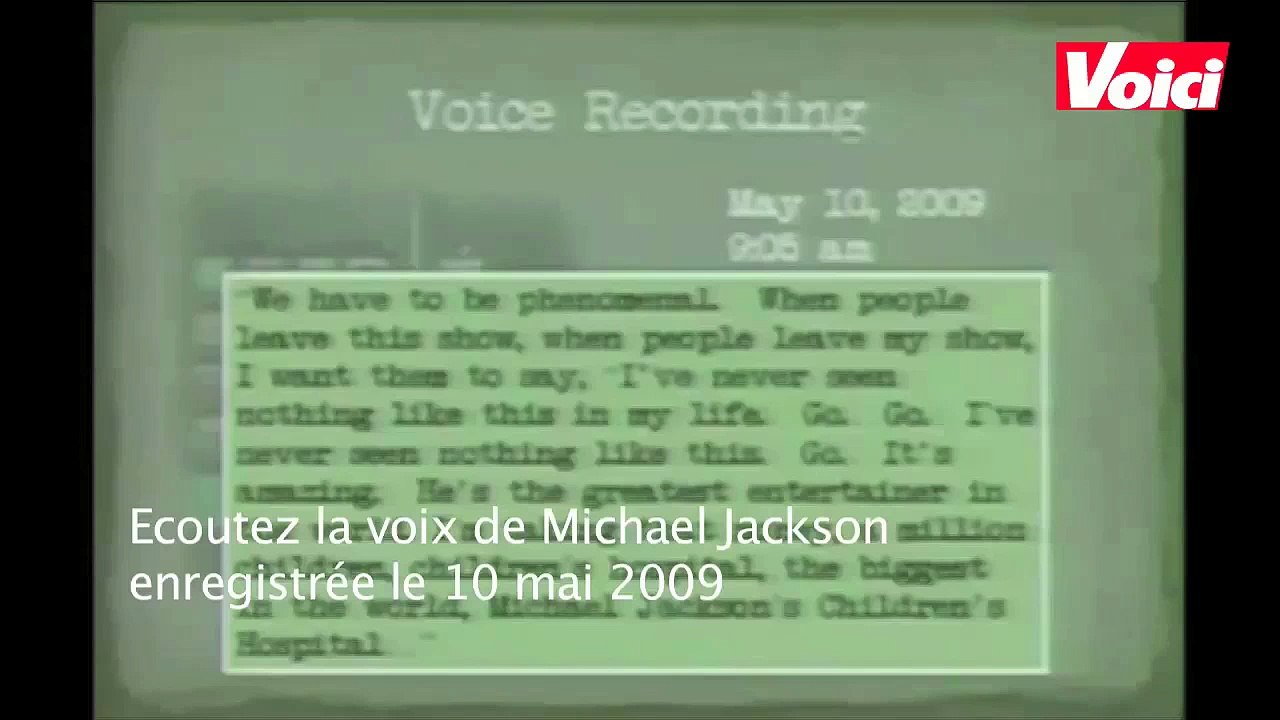 Ecoutez l'Enregistrement de la voix de Michael Jackson épuisé quelques jours avant son décès(sous-titré en français) VOST - FUTURPOP
