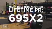ANOTHER LIFETIME PR CRUSHED: Mark Bell Deadlifts 695x2