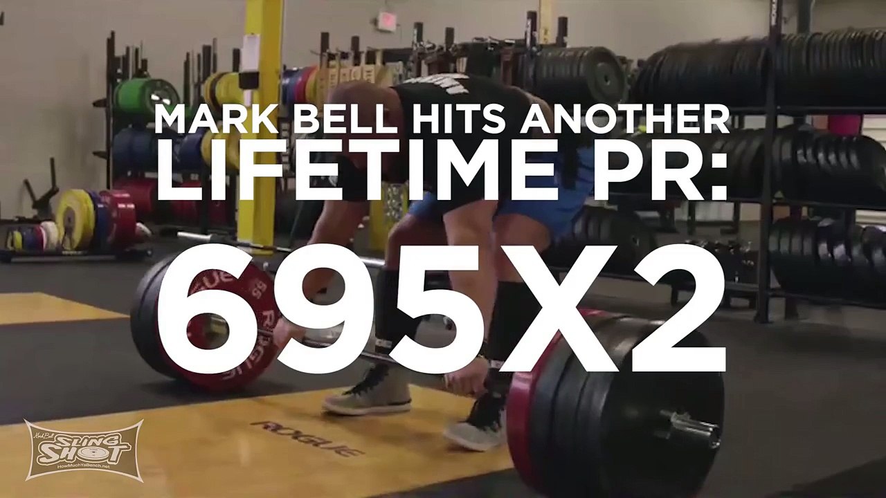 ANOTHER LIFETIME PR CRUSHED: Mark Bell Deadlifts 695x2