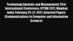 Read Technology Systems and Management: First International Conference ICTSM 2011 Mumbai India