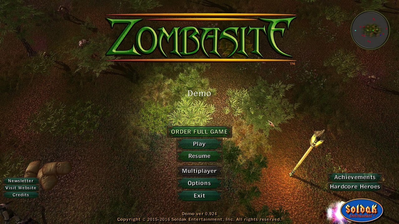 Arch Linux : Zombasite Demo [mesa 11.2]