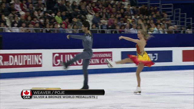 Kaitlyn WEAVER / Andrew POJE pre -interview #2 - SD - ISU World Championships 2016
