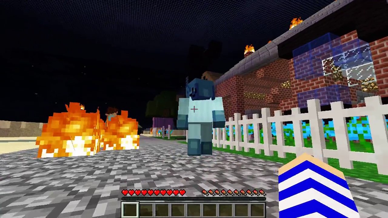 Minecraft Little Carly Adventures ZOMBIES ATTACK LITTLE CARLY!!