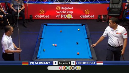 Germany vs Indonesia | Round 1 | Full HD | 2015 World Cup of Pool