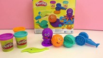 Play Doh fonds marins monde de la pâte à modeler français démo – Poissons en pâte à modele