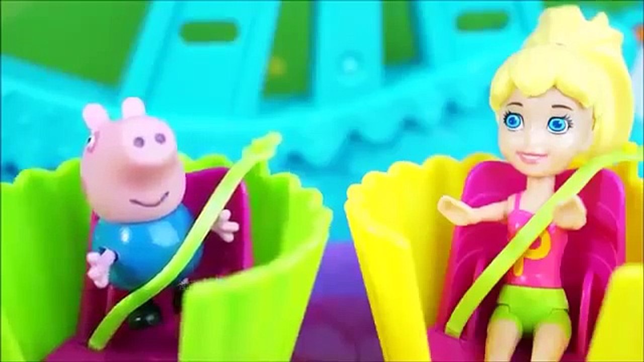 Pig George da Família Peppa Pig Sonhando com a Polly Pocket! Novelinha em Portugues