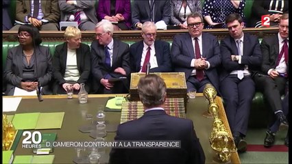 Angleterre le  gouvernement de David Cameron contraint à la transparence