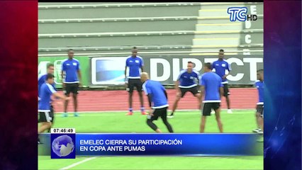 Emelec cierra su participación en Copa ante Pumas