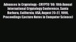 Read Advances in Cryptology - CRYPTO '98: 18th Annual International Cryptology Conference Santa