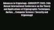 Read Advances in Cryptology - EUROCRYPT 2005: 24th Annual International Conference on the Theory
