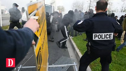 FLASH INFO - 12/04/2016 La tension monte d'un cran entre les CRS et les manifestants