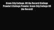 Read Grove City College: Off the Record (College Prowler) (College Prowler: Grove City College