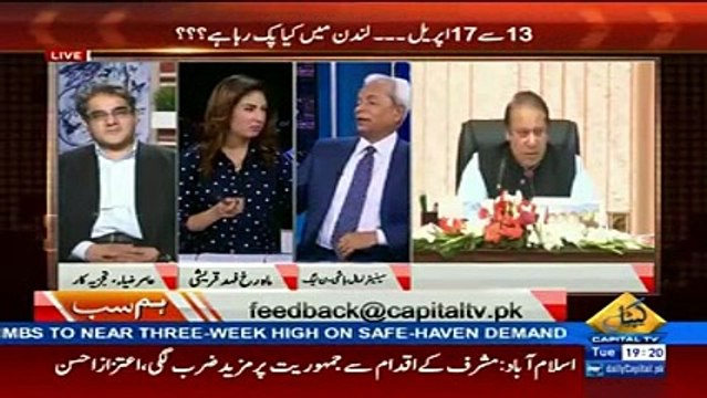 Watch How Nehal Hashmi Bashing and Making Fun of Aitzaz Ahsan in Live Show