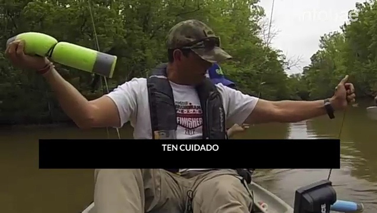 Creyó que pescaba un bagre y se llevó una terrorífica sorpresa