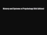 PDF History and Systems of Psychology (6th Edition) Free Books