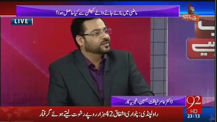 Aamir Liaquat Criticize Nawaz Sharif