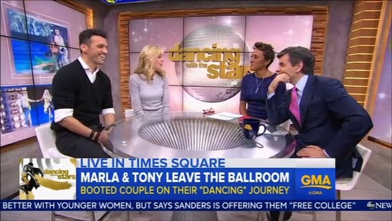 Marla Maples & Tony Dovolani on Good Morning America