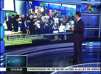 Video herunterladen: Brasil: Pdta. Rousseff se reúne con estudiantes y profesores