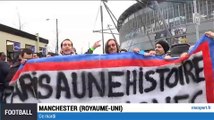 Man. City - PSG : l'ambiance monte aux abords de l'Etihad Stadium