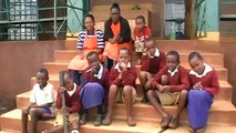 Kids at Rhotia Valley Thank the Golder Trust for Orphans for their Help