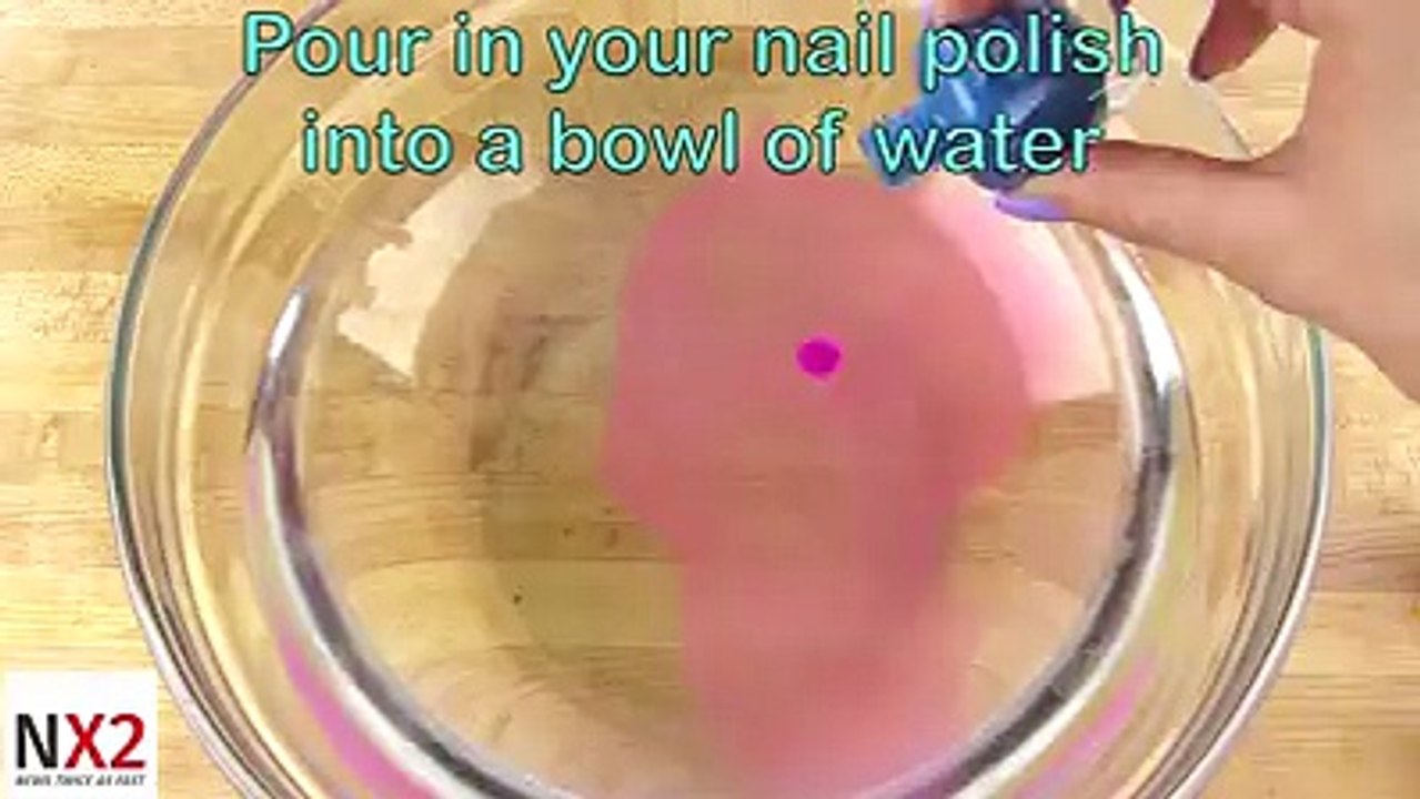 DIY Marble Swirl Drinking Glass