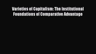 [Read book] Varieties of Capitalism: The Institutional Foundations of Comparative Advantage