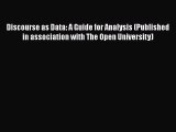 [Read book] Discourse as Data: A Guide for Analysis (Published in association with The Open