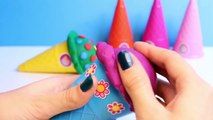 Christmas Peppa Pig Ice Cream Parlor Building Toys Play Doh Rainbow Ice Cream DIY Heladería Part 3