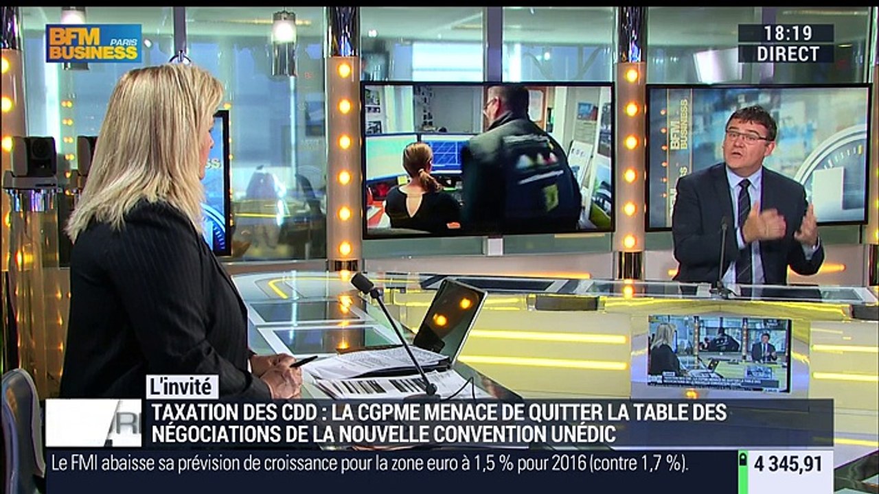 Loi Travail: "Ce texte n'a pas vocation à fixer la taxation des CDD", Christophe Sirugue - 12/04