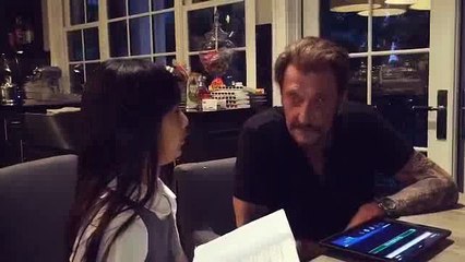 Interview exclusif de Johnny Hallyday par...Sa fille Jade!