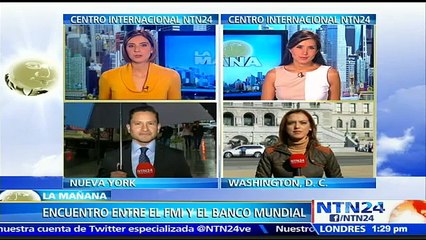 Fondo Monetario Internacional y Banco Mundial inician reuniones de primavera