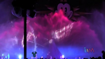 FULL Frozen World of Color segment with Let It Go by Idina Menzel at Disneyland Resort