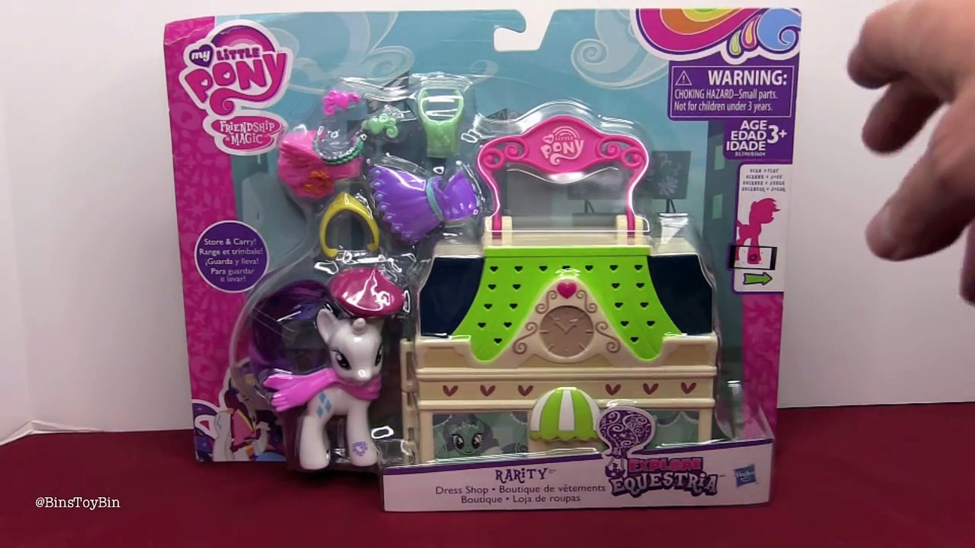rarity's boutique playset