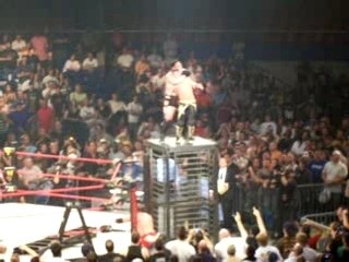 Slammiversary - AJ Bump from the Penalty Box