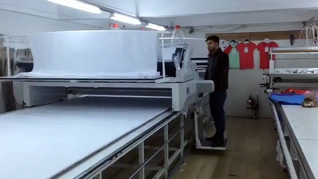 pcl konturollu likralı kumaş serim