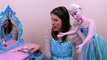 Frozen Elsa Costume My Size Elsa Doll DisneyCarToys Dress Up Makeover Crystal Kingdom Vanity