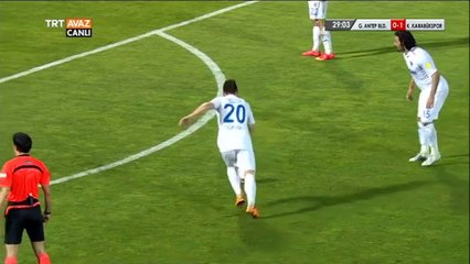 0-1 Gökhan Alsan Goal Turkey TFF 1. Lig - 12.04.2016, Gaziantep B.B. 0-1 Kardemir Karabükspor