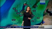 نسرين بدور النشرة الجوية قناة الجزيرة 04/02/2015 #سوريا #قطر