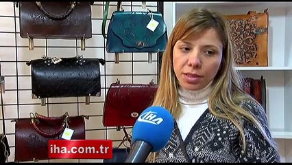 Kültür Ve Turizm Bakanlığı'nın tek bayan deri sanatçısı
