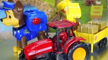 Paw Patrol | Patrulla Canina Español Juguete de Tractor Rojo y Verde de Granja