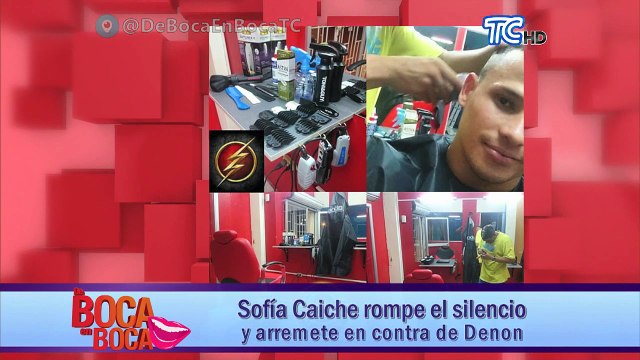 Sofía Caiche indignada responde a declaraciones de Denon, quién la acusó de ser la culpable de que termine la sociedad entre él y Rayo