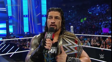 Roman Reigns and AJ Styles size each other up  SmackDown, April 7, 2016