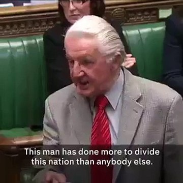 Dennis Skinner calling David Cameron “dodgy Dave” in Parliament