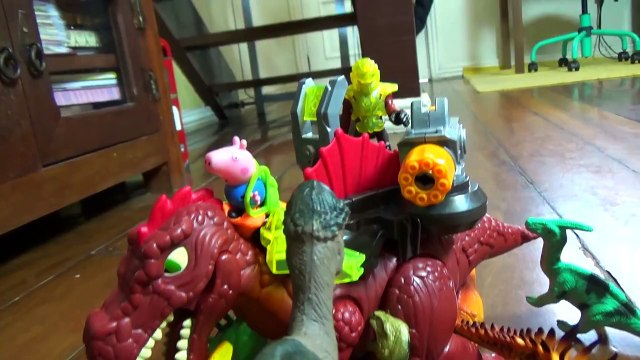 Pig George da Familia Peppa Pig Sonha que Caça Dinossauros! Em Português (Parte 2) - Pep