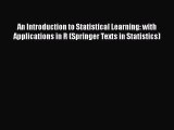 [PDF] An Introduction to Statistical Learning: with Applications in R (Springer Texts in Statistics)