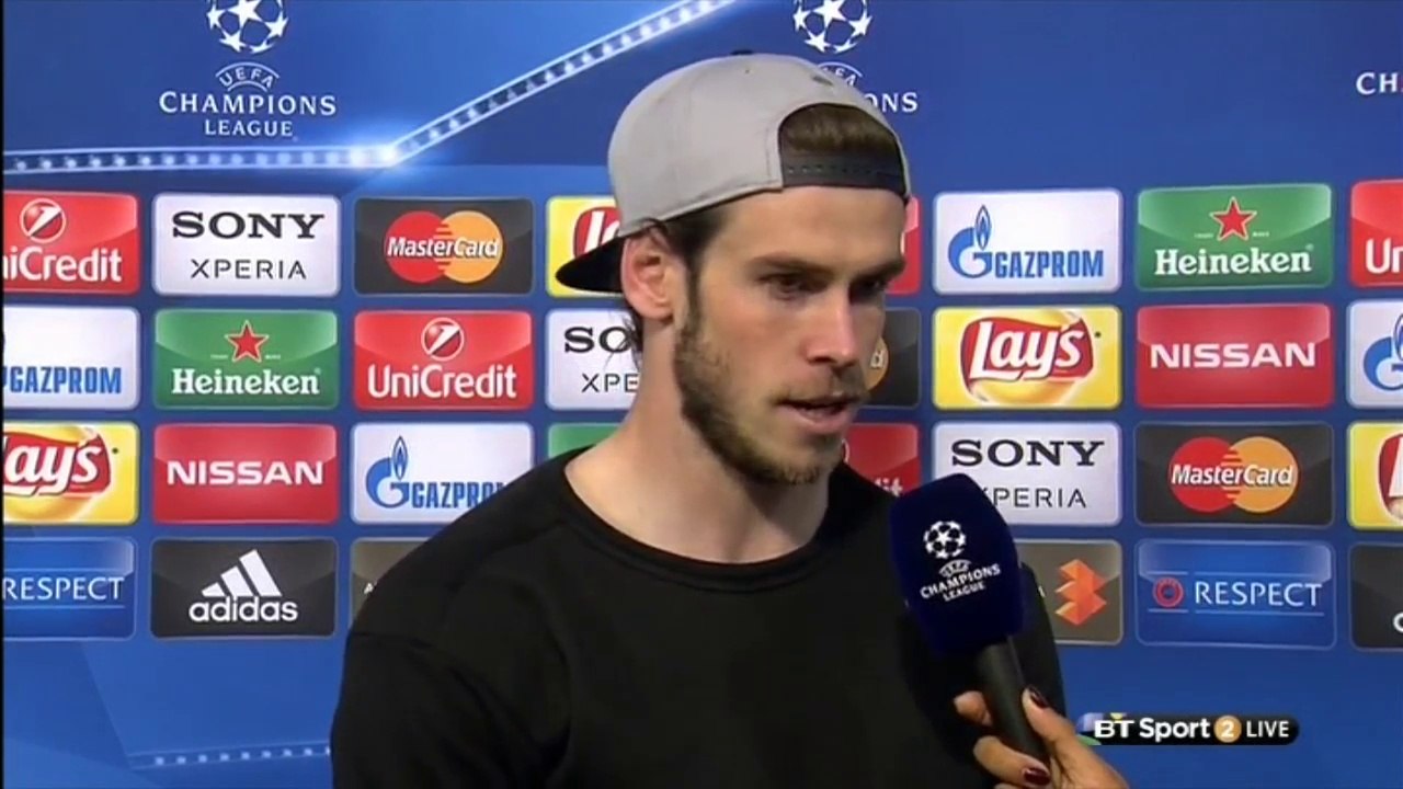 Real Madrid 3 - 0 Wolfsburg - Gareth Bale Post Match Interview 2016