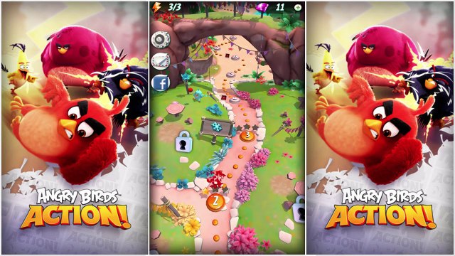 Angry Birds Action! Pinball Meets Anger! Arcade-Style Smash-Em-Up!