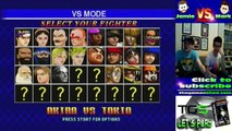 Lets Play Fighters Megamix Sega Saturn Mark VS Jamie Battle 59